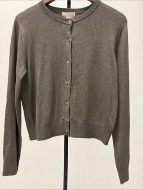 H&M Olive Green Knit Button Cardigan | Size L